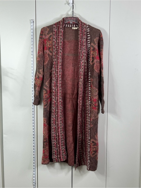 Christian Siriano Sweaters - Christian Siriano New York Long Boho Knit Cardigan Duster Size L